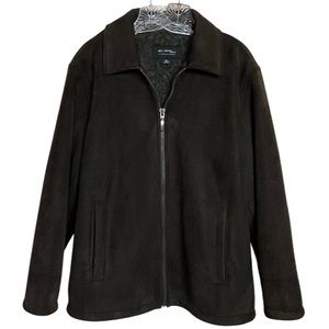 Axcess Men's Faux Suede Fleece Lined Jacket | Brown | Large